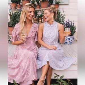 Gal Meets Glam Rose Floral Dress Size 0P